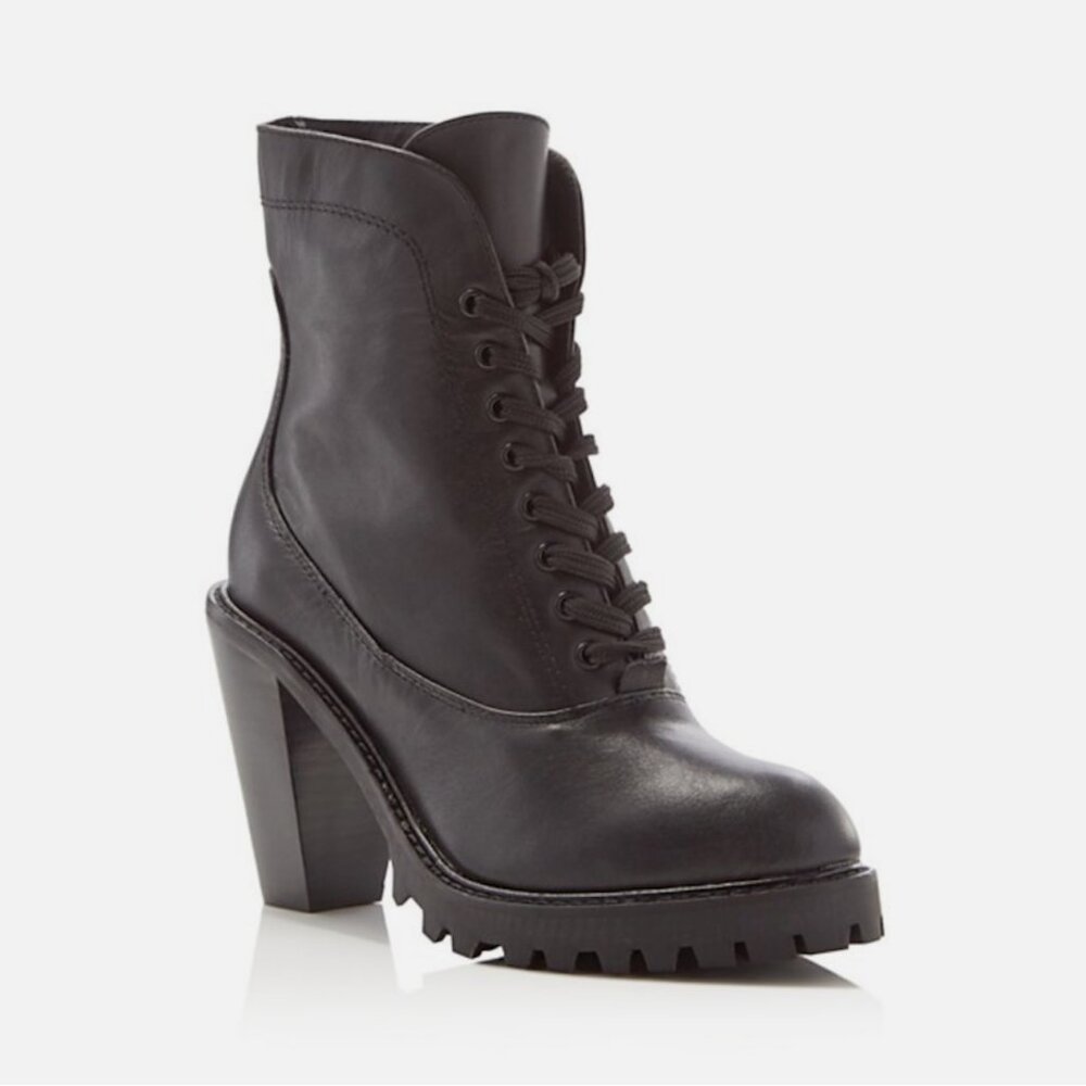 NWOB Kelsi Dagger Brooklyn Berlin Leather Combat Boots